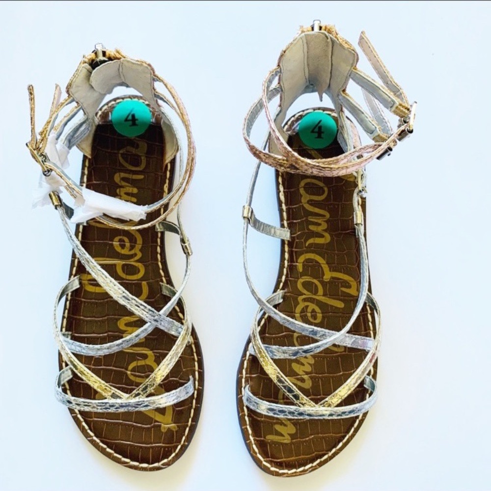 NWOT SAM EDELMAN BIG KIDS STRAPY SANDAL